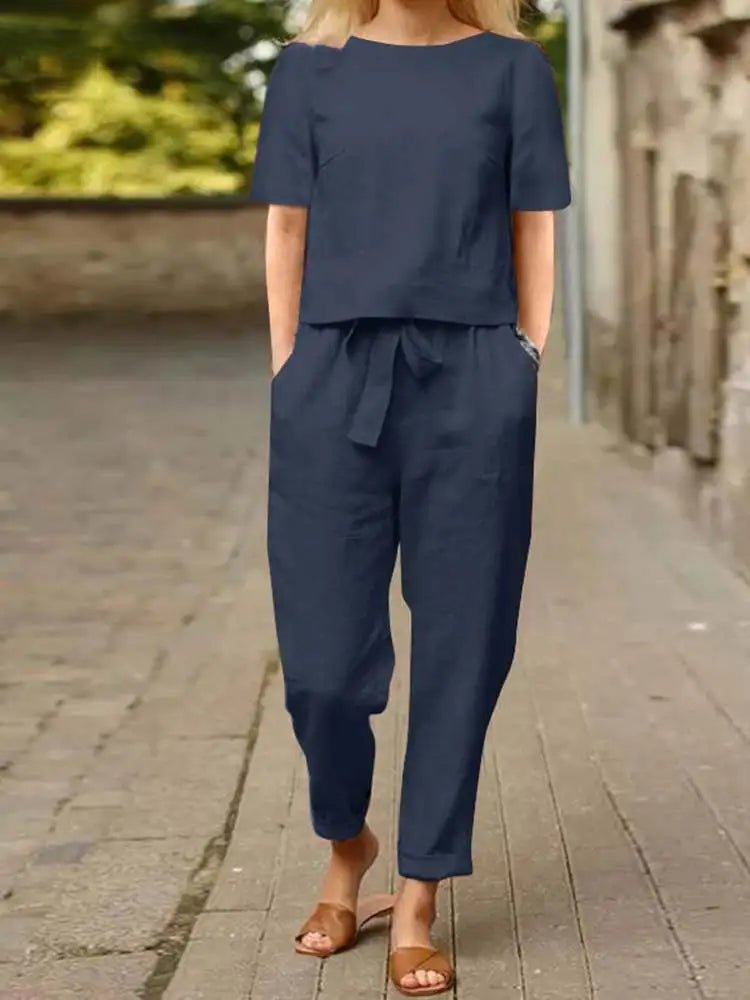 Levoire | Ensemble Deux Pièces Femme Confortable Bleu foncé