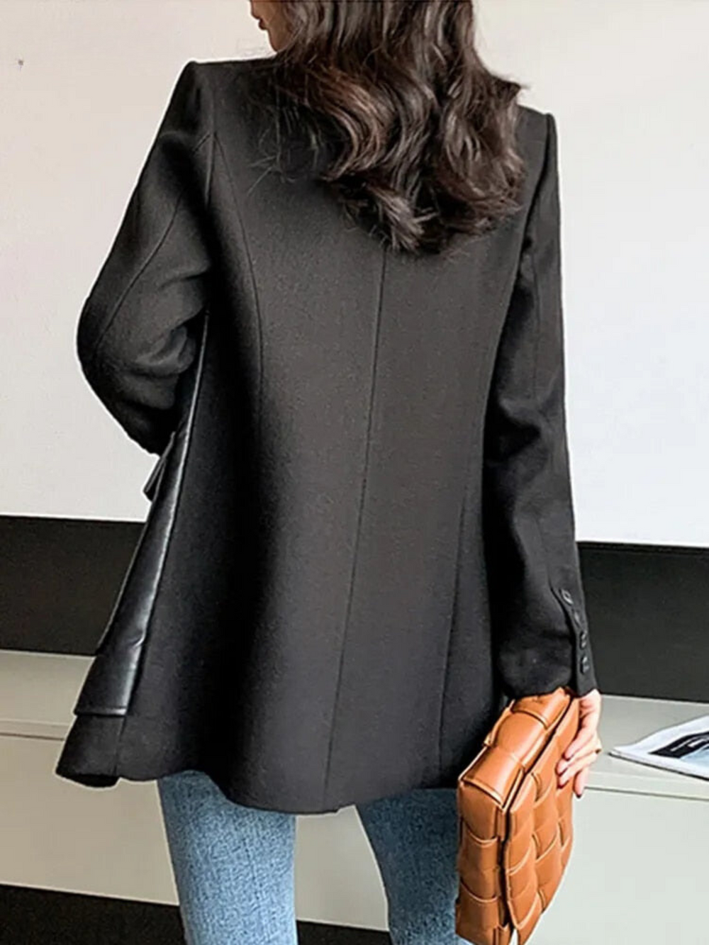 Levoire | Veste À Boutons À Col Élégant À Manches Longues Avec Poches