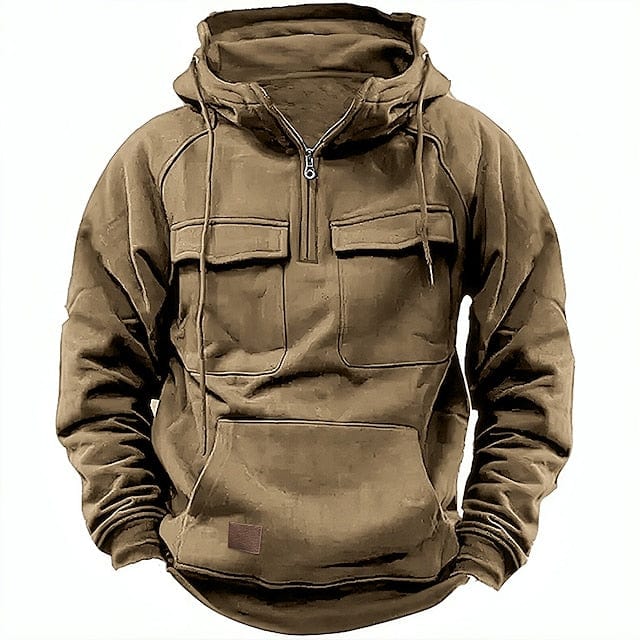 Levoire | Hoodie D'Hiver Stylé Kaki