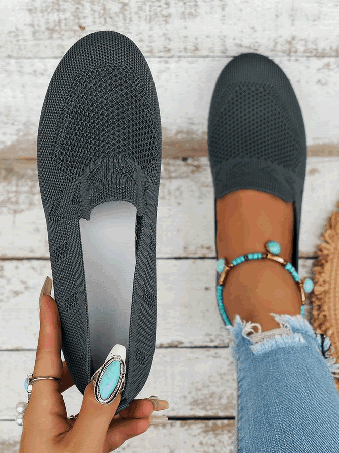Levoire | Chaussures Plates Respirantes Gris foncé