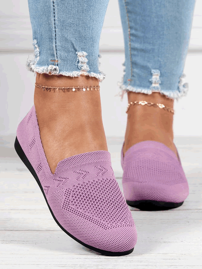 Levoire | Chaussures Plates Respirantes Lila