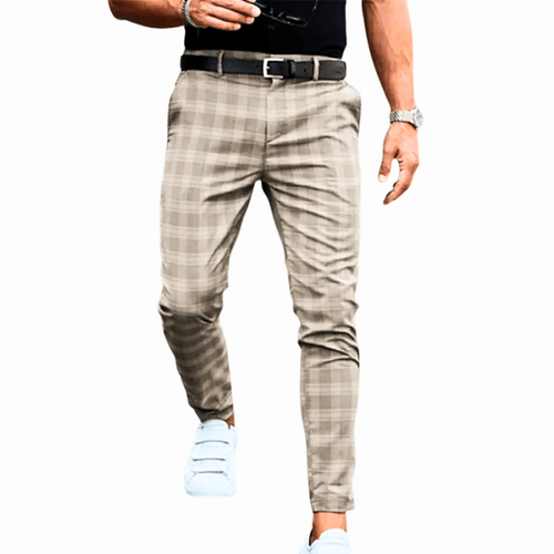 Levoire | Pantalon Carreaux Chic Homme