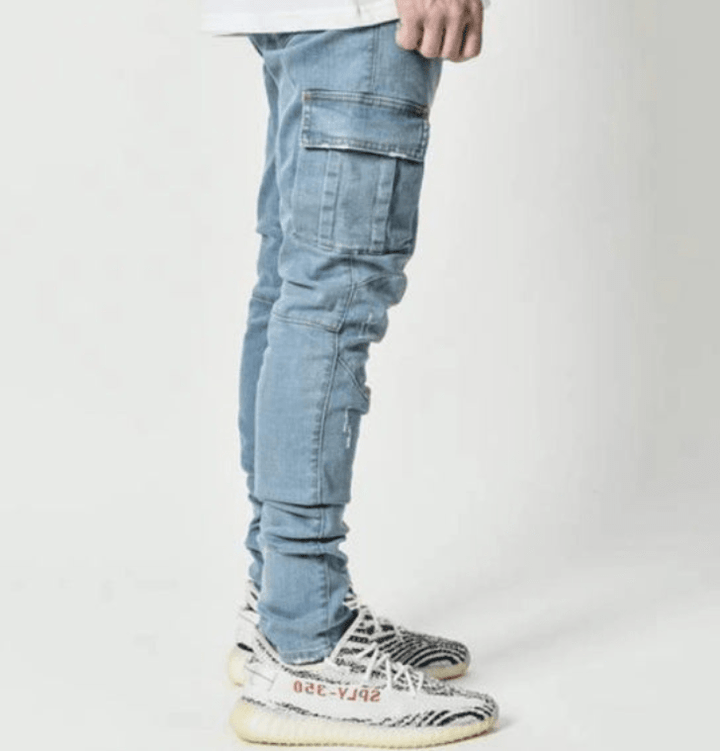 Levoire | Jean Poches Latérales Homme Bleu clair