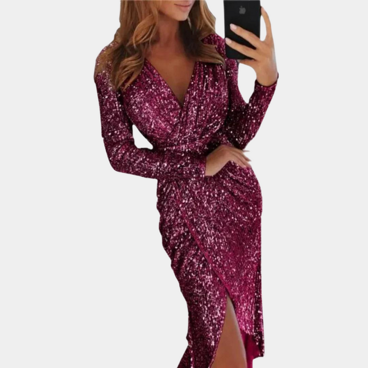 Levoire | Robe À Paillettes Lila
