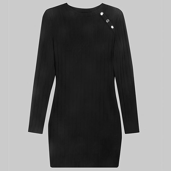 Levoire | Robe Bodycon En Maille Côtelée