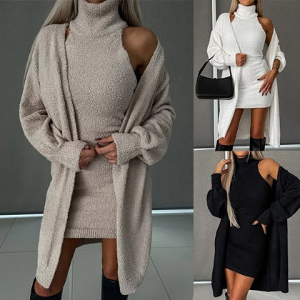 Levoire | Robe et gilet en tricot Set