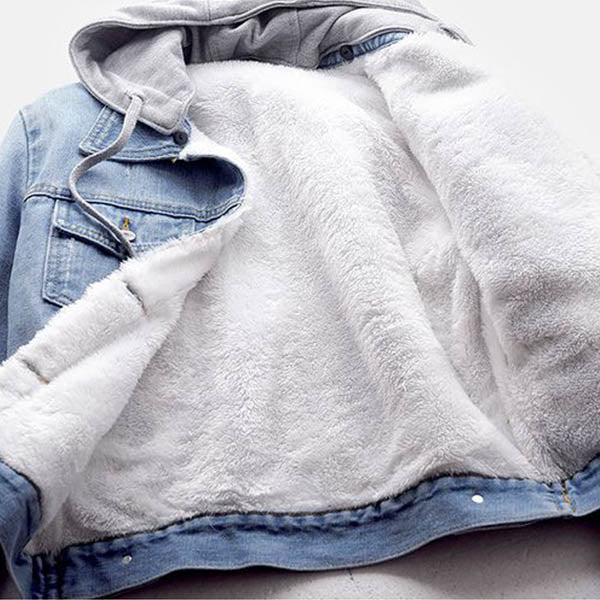 Levoire | Veste en jean doublée chaude