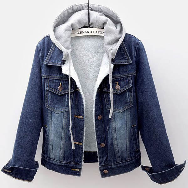 Levoire | Veste en jean doublée chaude Tummansini