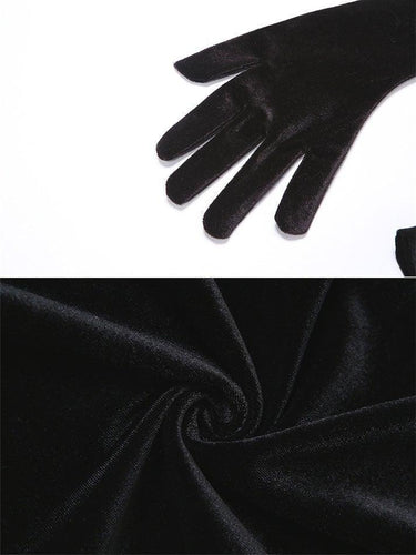 Levoire | Gants Détails Manches Bouffantes Robe Mini De Fête
