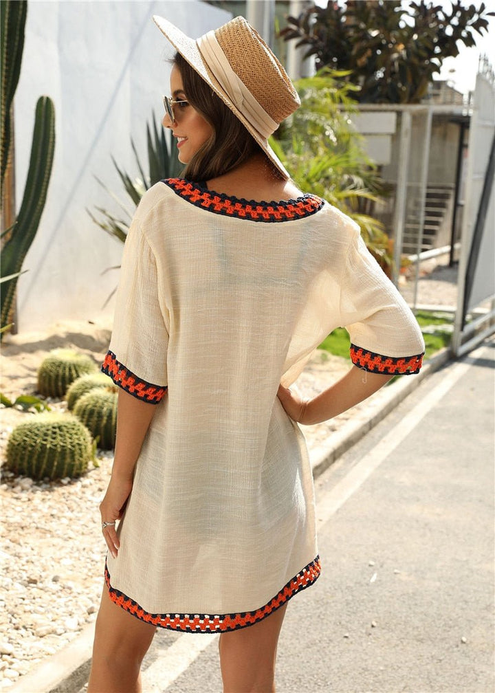 Levoire | Robe À Motifs De Plage Pour Femmes Lina