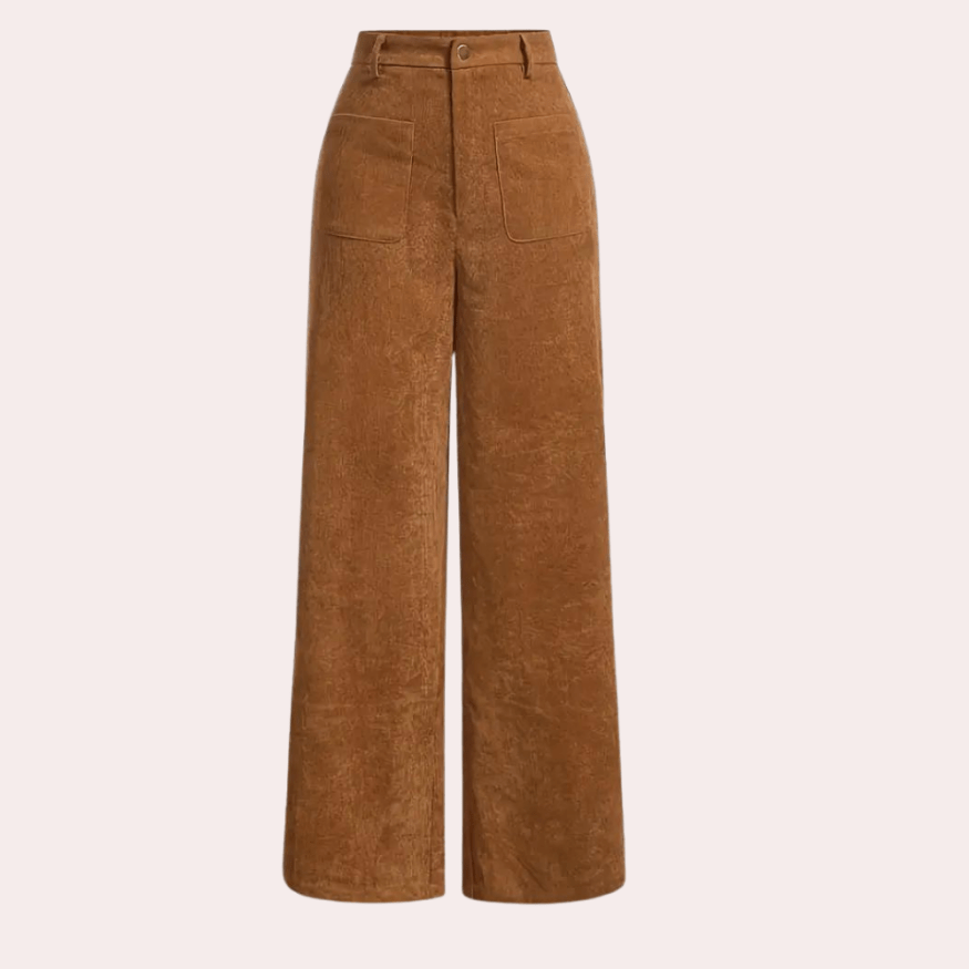 Levoire | Pantalon pour femmes brun élégant et confortable Matériau doux