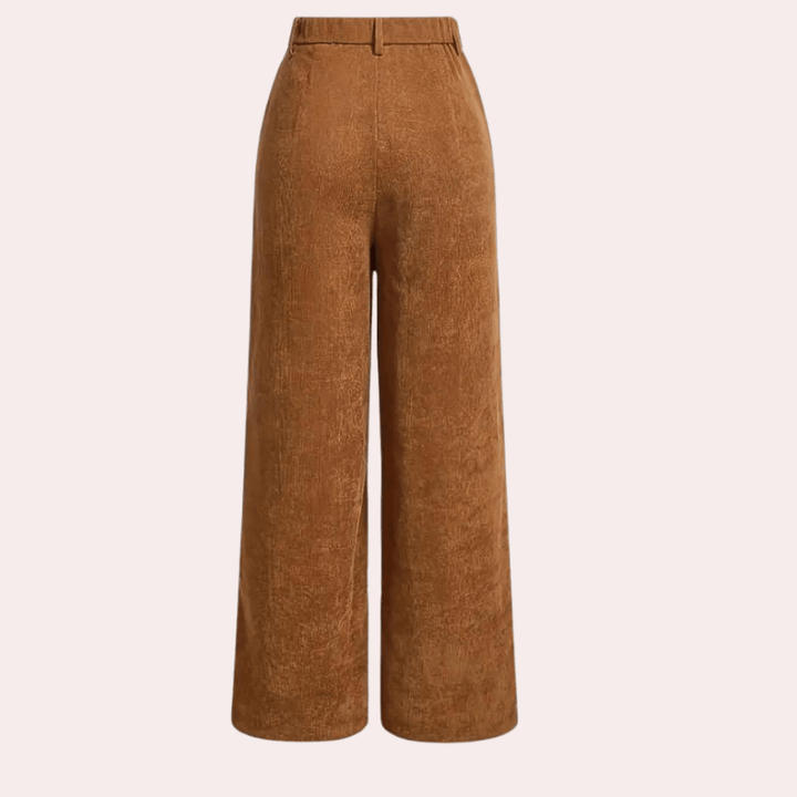 Levoire | Pantalon pour femmes brun élégant et confortable Matériau doux