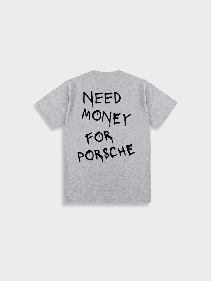 Levoire | T-Shirt Avec Impression De Collecte De Vin Pour Hommes Gris