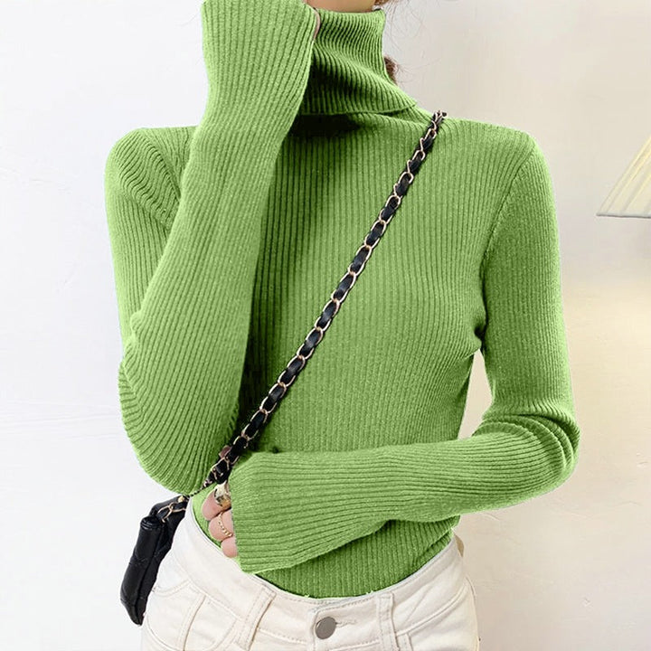 Levoire | Veste Tube À Col Polo Classique Pour Femmes Matcha Vert une taille
