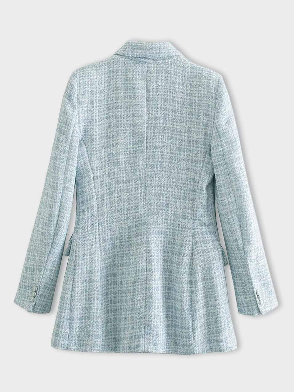 Levoire | Blazer Pour Femmes Cintré À La Mode En Bleu Clair