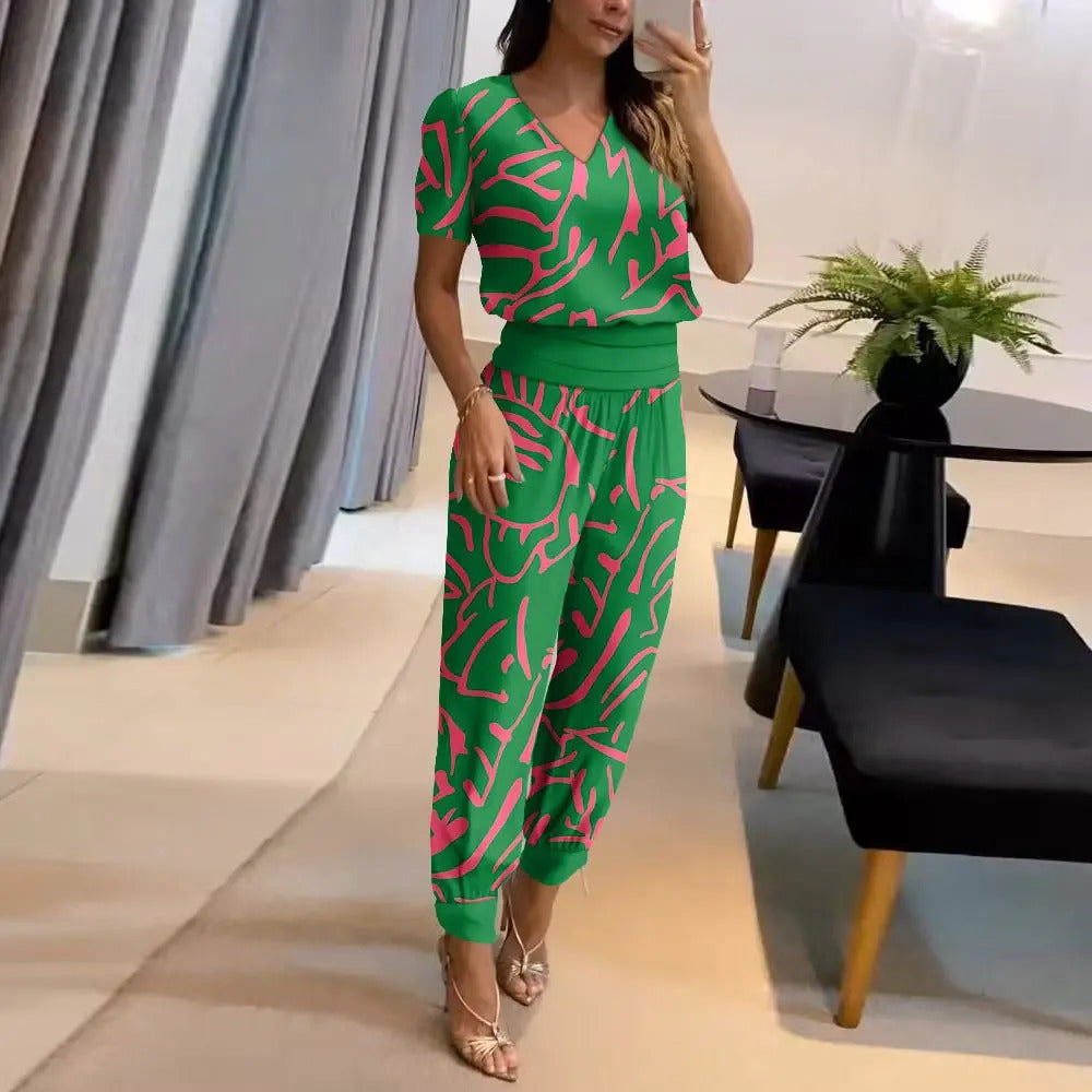 Levoire | Jumpsuit Élégant Pour Des Occasions Spéciales Vert