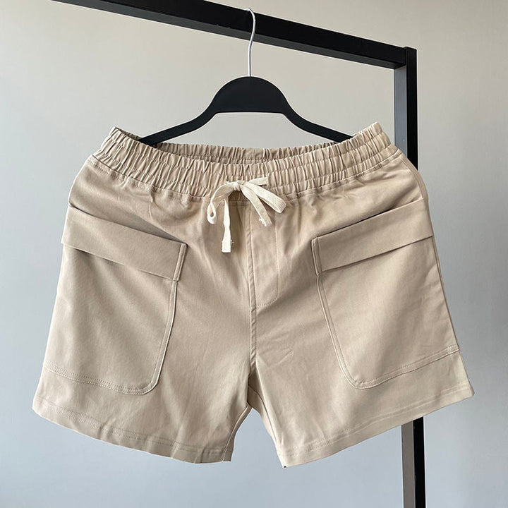 Levoire | Rento Court Été Élastique Taille Kaki
