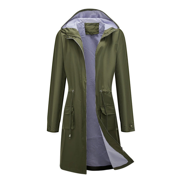 Levoire | Manteau Avec Capuche Élégante ArméeVerte