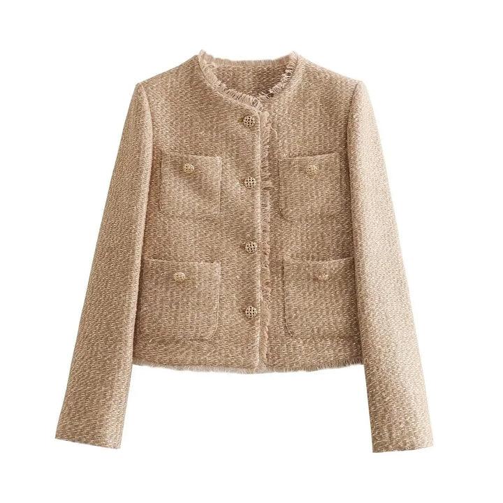 Levoire | Veste Élégante Courte Avec Poches