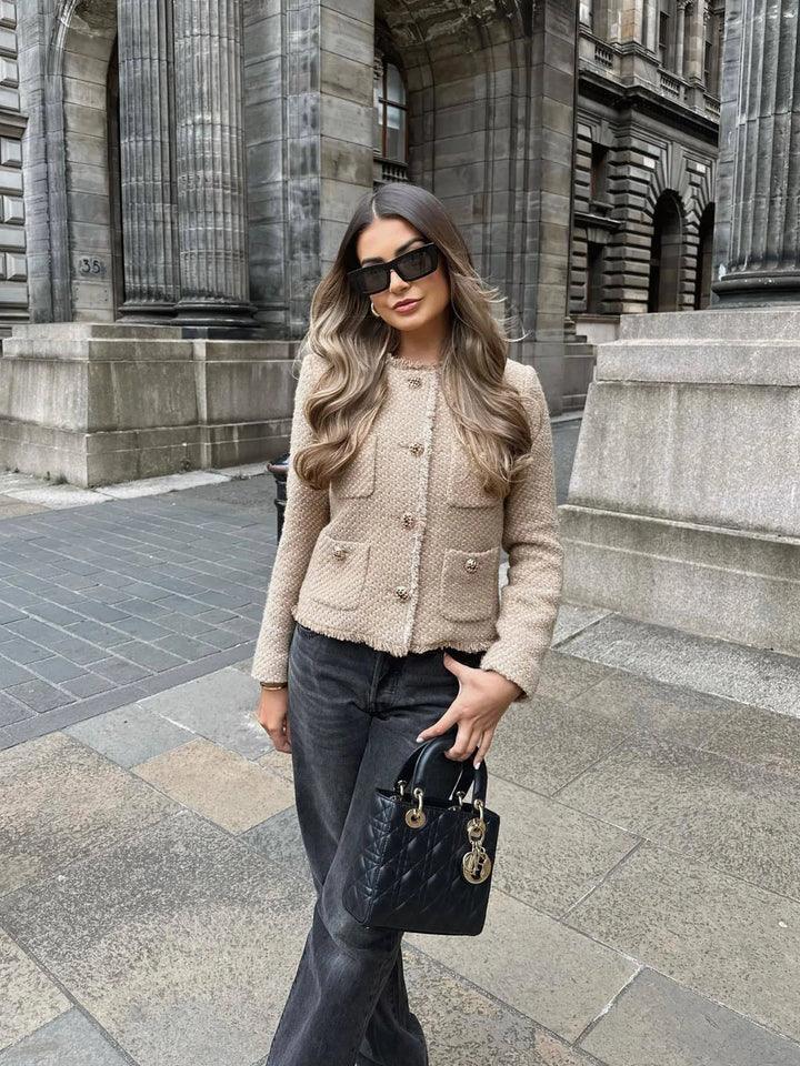 Levoire | Veste Élégante Courte Avec Poches