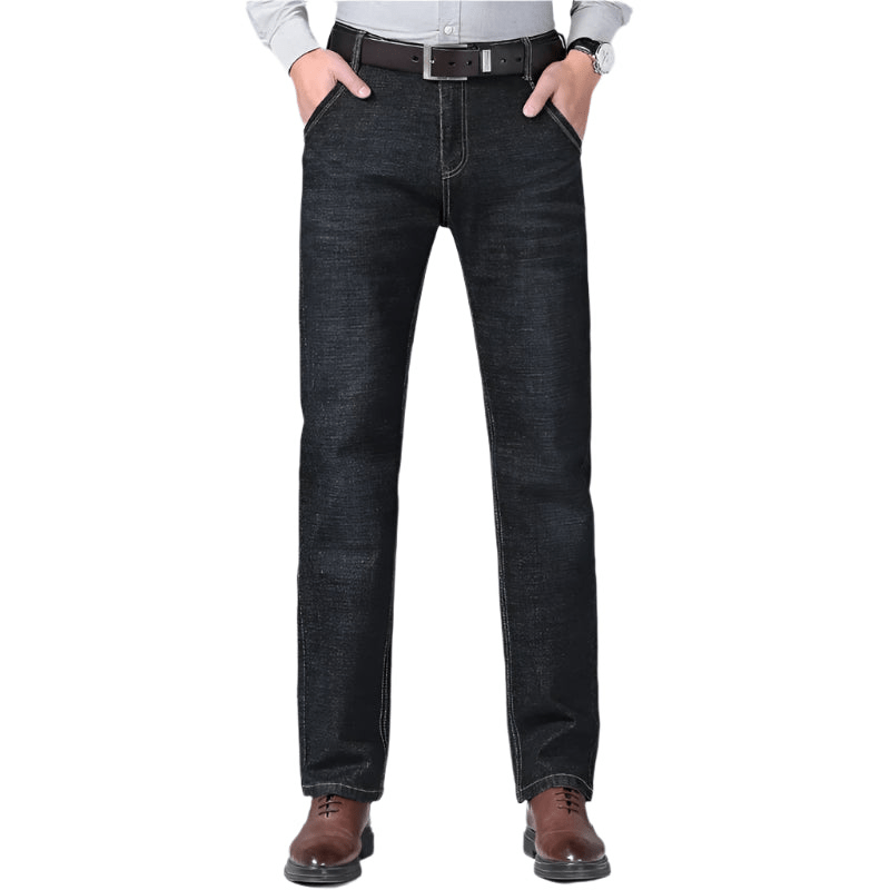 Levoire | Jeans stretch pour hommes Noir