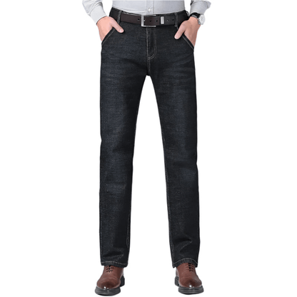 Levoire | Jeans stretch pour hommes Noir