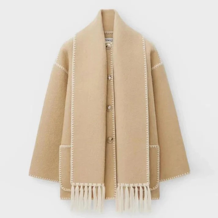 Levoire | Style Manteau En Laine Khaki