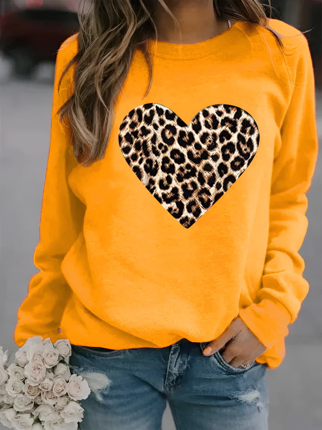 Levoire | Sweat À Motifs D'Animaux Jaune