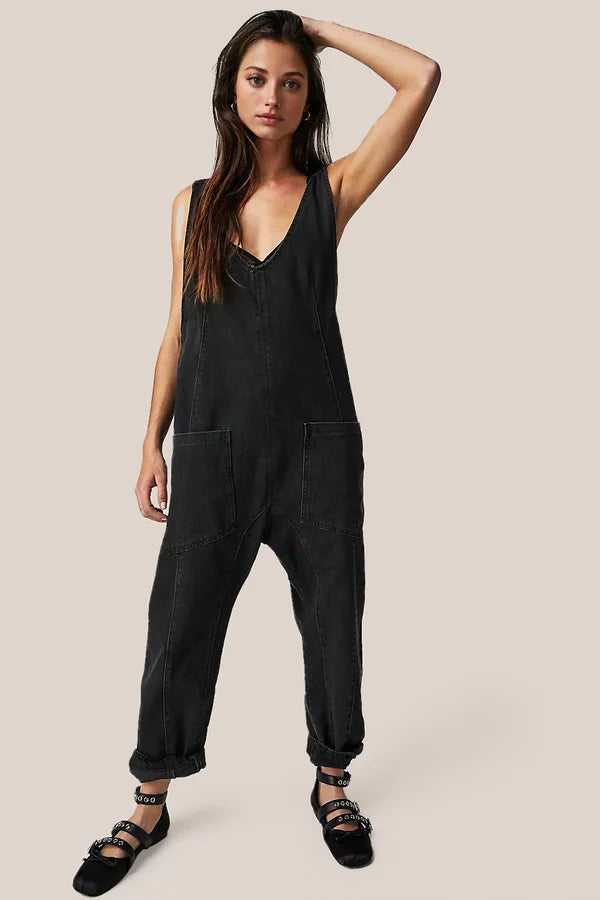 Levoire | Vêtements en denim sans bretelles Noir