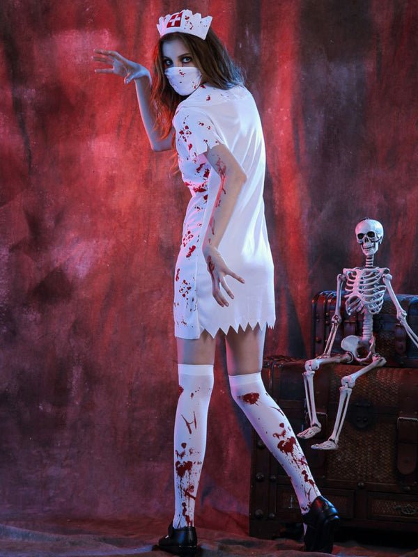 Levoire | Costume d'Halloween Halloween Horror Infirmière Saignante