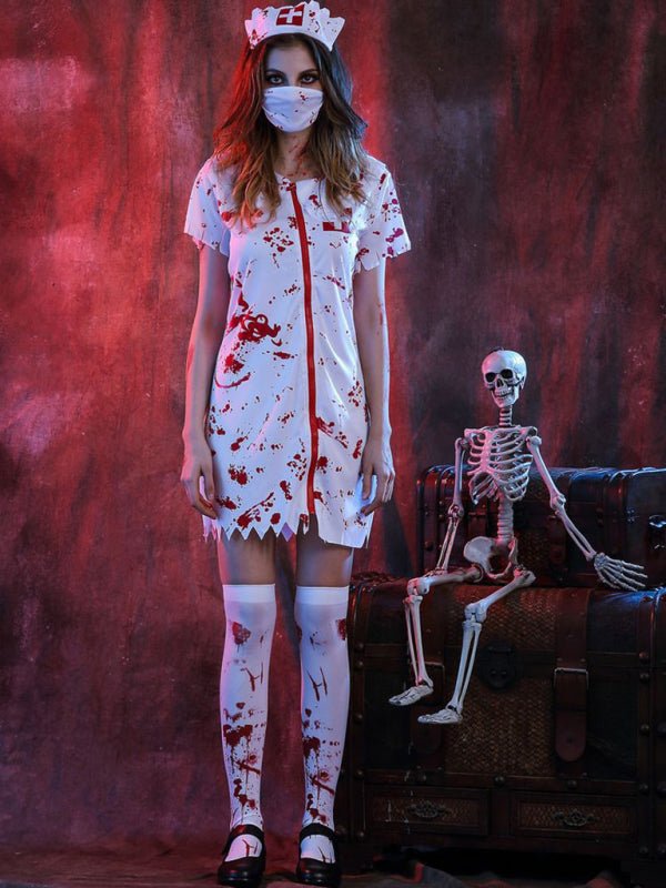 Levoire | Costume d'Halloween Halloween Horror Infirmière Saignante
