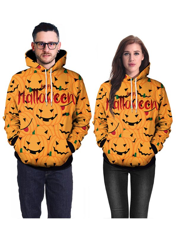 Levoire | Halloween Sweat à capuche loose Casquettes de baseball Motif