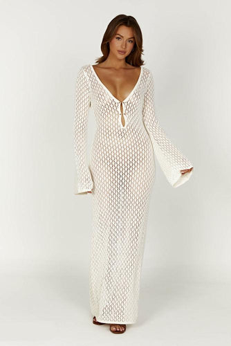 Levoire | Robe Tricot Élégante Coupe Longue