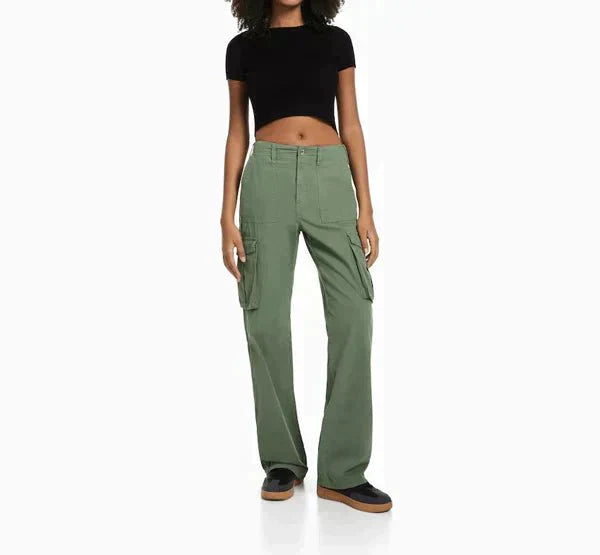 Levoire | Pantalon Cargo À Coupe Droite