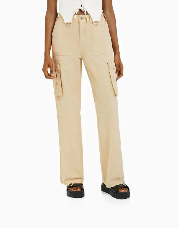 Levoire | Pantalon Cargo À Coupe Droite