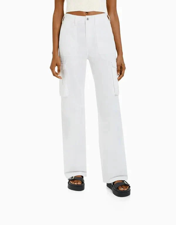 Levoire | Pantalon Cargo À Coupe Droite