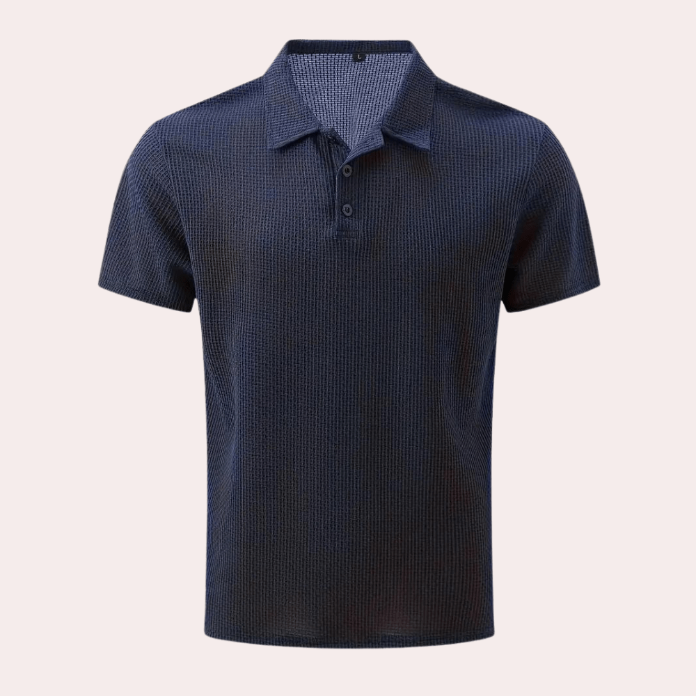 Levoire | Polo pour hommes respirant style élégant et classique Bleu marine