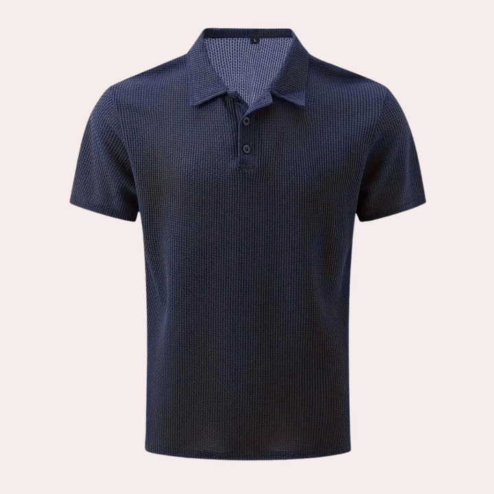 Levoire | Polo pour hommes respirant style élégant et classique Bleu marine