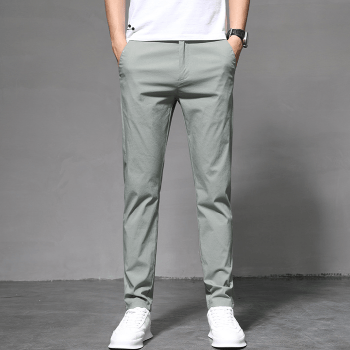 Levoire | Pantalon pour homme élégant Pantalon déperlant Qualité durable Vert clair