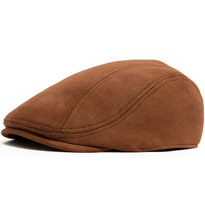 Levoire | Limited Suede Baret Weinlese Style Vêtement Design Classique Braun