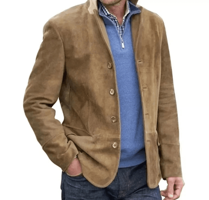 Levoire | Veste intemporelle pour hommes Braun
