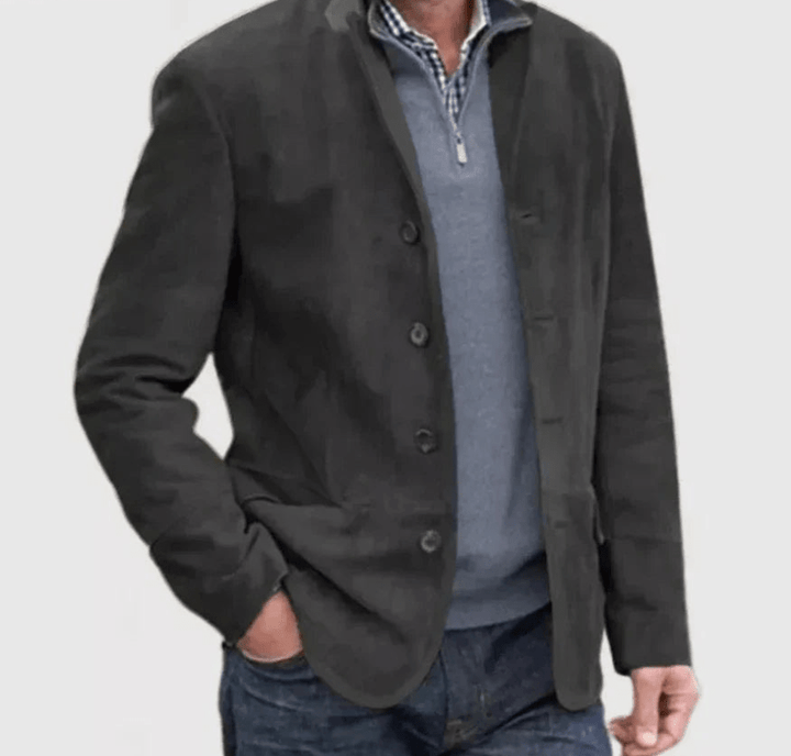 Levoire | Veste intemporelle pour hommes Gris foncé