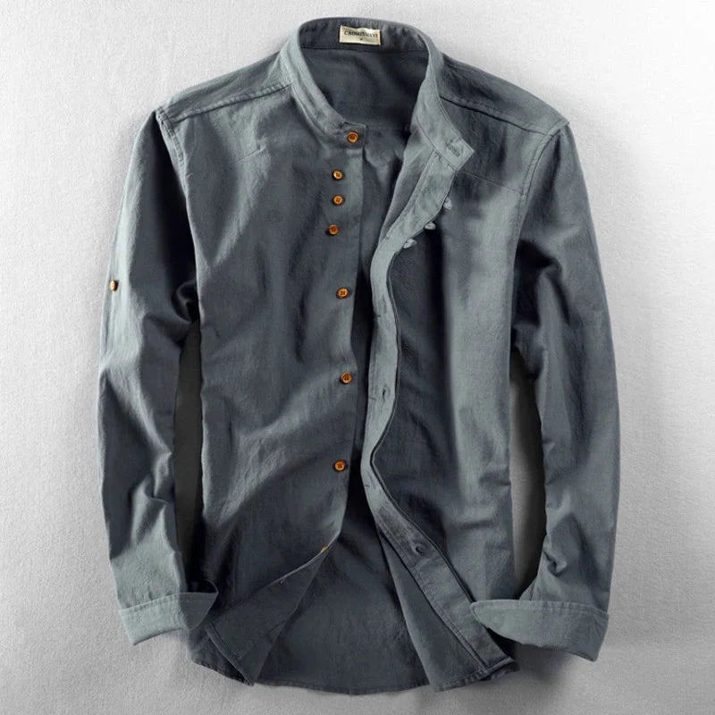 Levoire | Chemise Style Japon Gris foncé