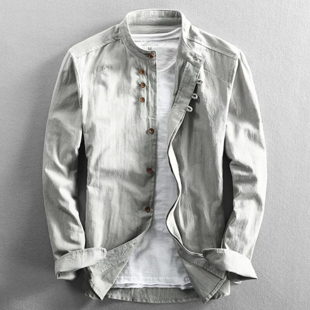 Levoire | Chemise Style Japon Gris