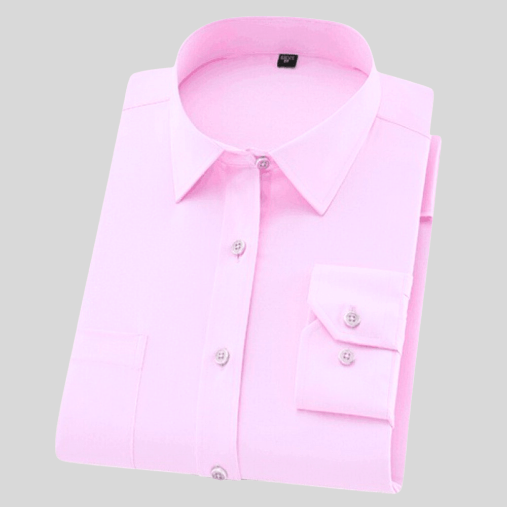 Levoire | Chemise Premium Non froissée Classique & Confortable Décontracté Rosa