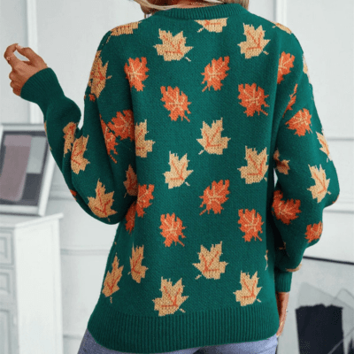 Levoire | Sweatshirt femme Design unique thème automnal Pullover
