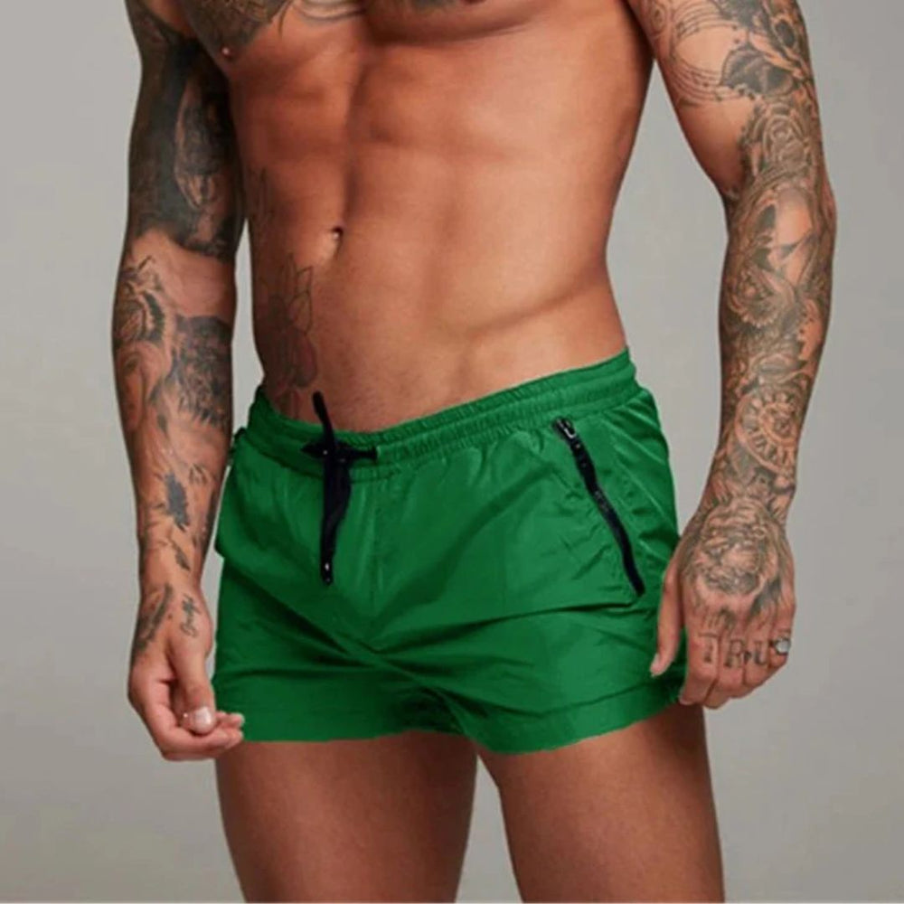 Levoire | Maillot De Bain Pantalon De Bain À Séchage Rapide Avec Design Moderne Vert