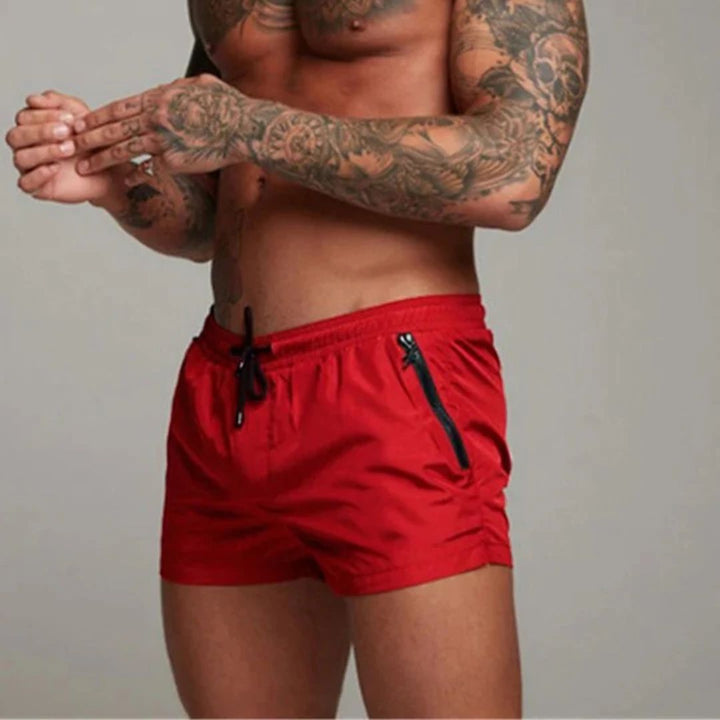 Levoire | Maillot De Bain Pantalon De Bain À Séchage Rapide Avec Design Moderne Rot