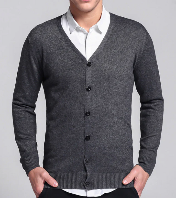 Levoire | Robe En Tricot Longue Avec Manches Longues Et Ceinture Gris foncé