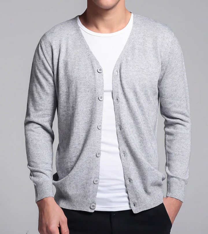 Levoire | Robe En Tricot Longue Avec Manches Longues Et Ceinture Gris clair